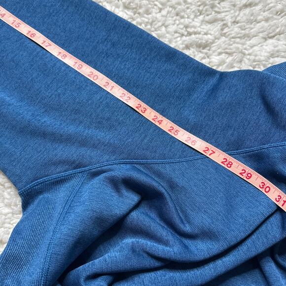 Under Armour Blue Quarter Zip Loose Coldgear Pullover Sweater Basic Gorpcore - Picture 9 of 9